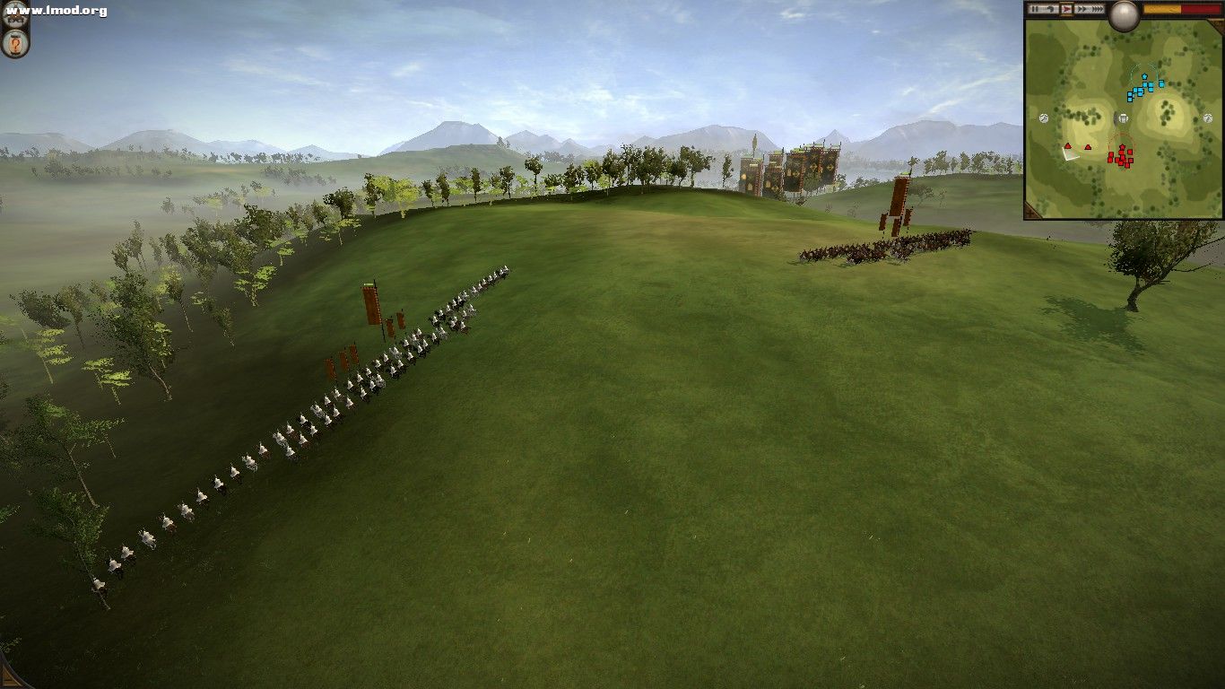 一队僧骑兵占领最左边那个加速度的建筑