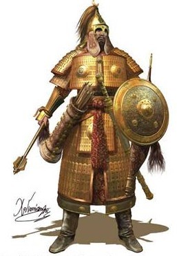 浓厚宋风的蒙古重装铠甲