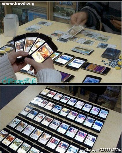 太霸道了，有钱小盆友有iPhone玩三国杀，要什么牌变什么牌~.jpg