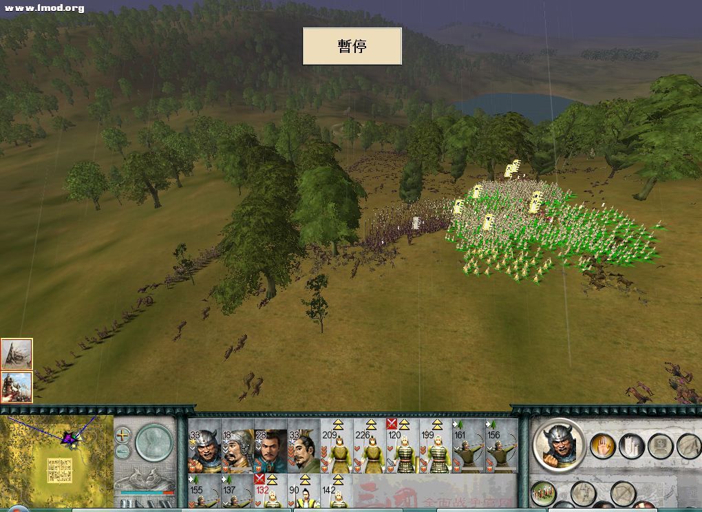 突击，长枪溃败