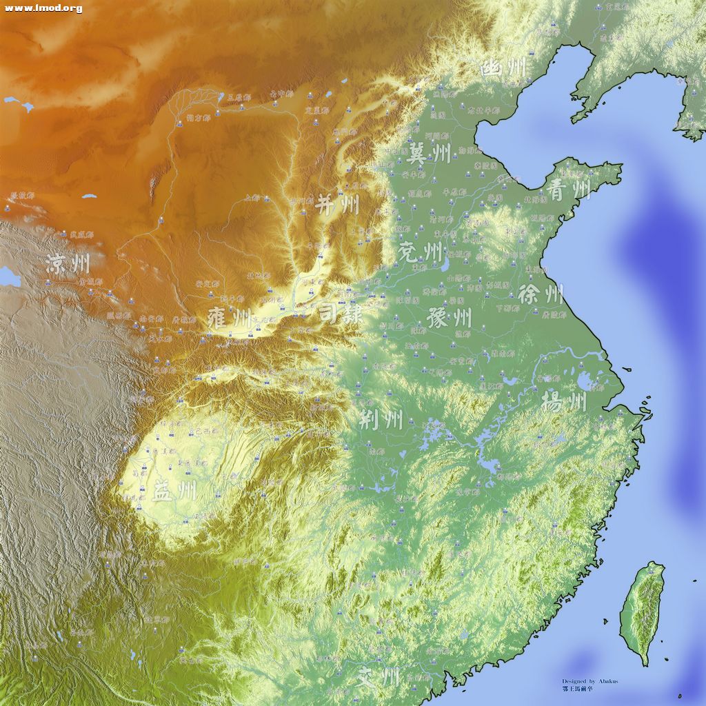 复件 【三国】我所见过的最最最华丽的三国地图（4600X4600,6.81MB）.jpg