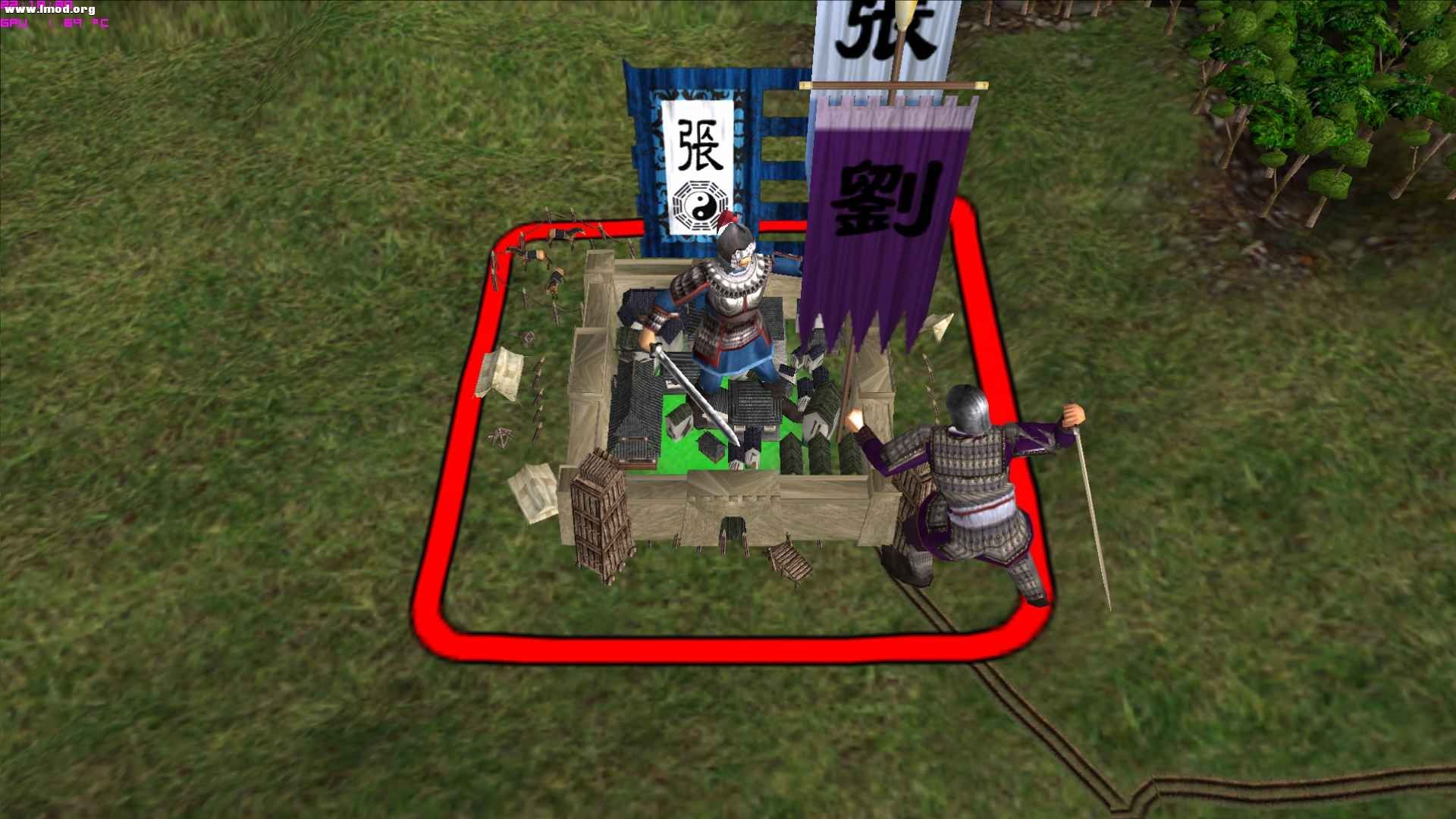 刘表大军压进，3路来攻