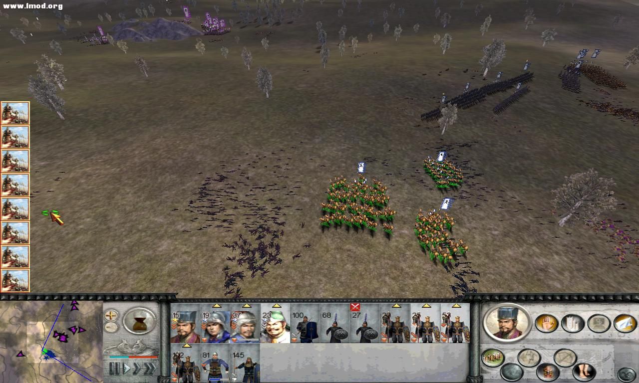 第一支敌军已经打完了，整队迎接第二队来送死