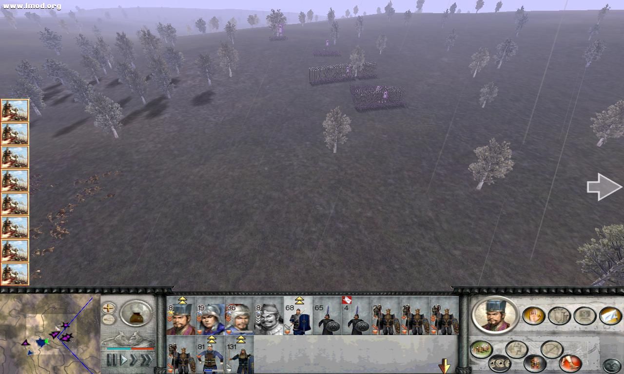 敌人第三队也进战场了