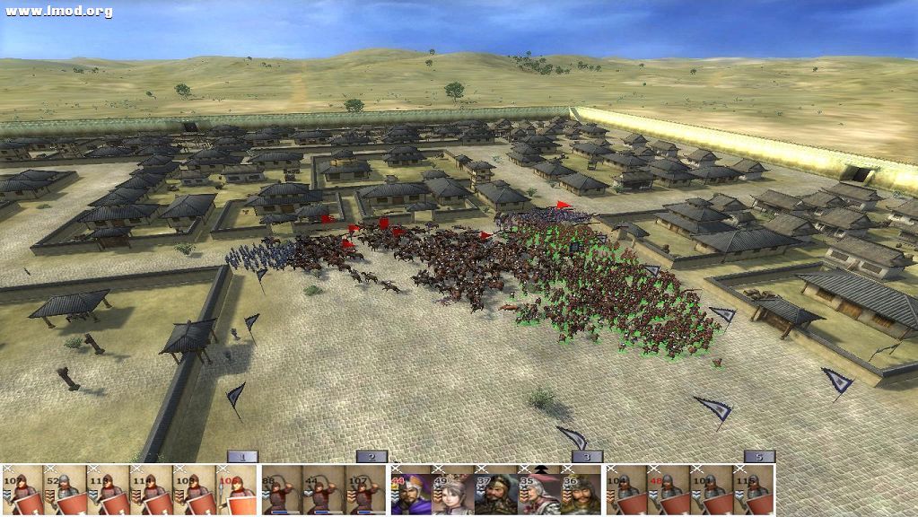 攻到敌军大营。