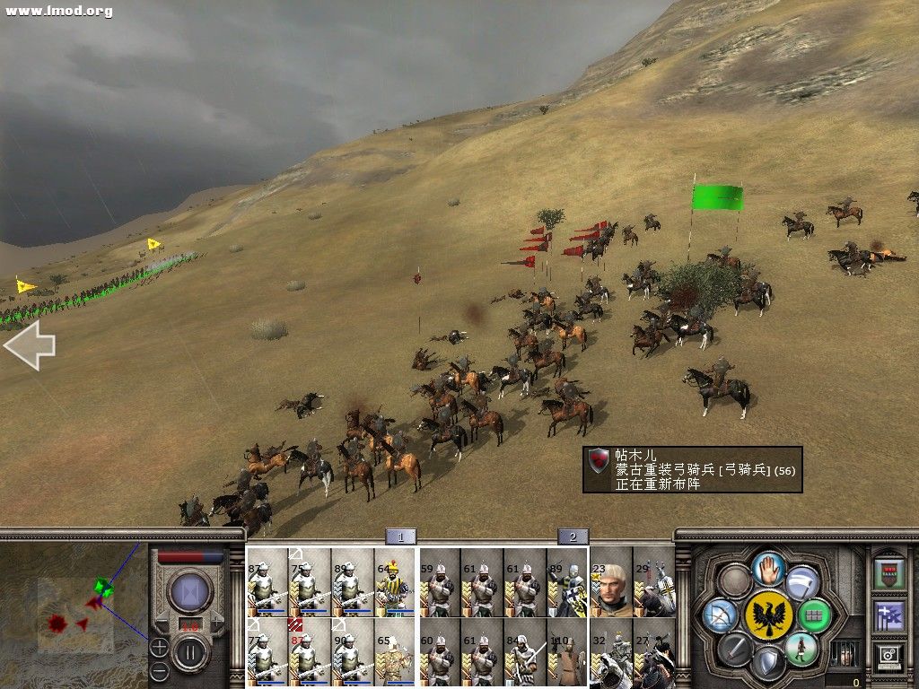 弓骑兵例行活靶子