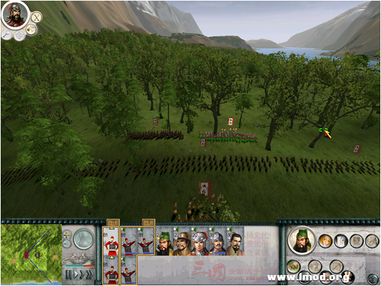 小心行事步兵散开挡住敌人