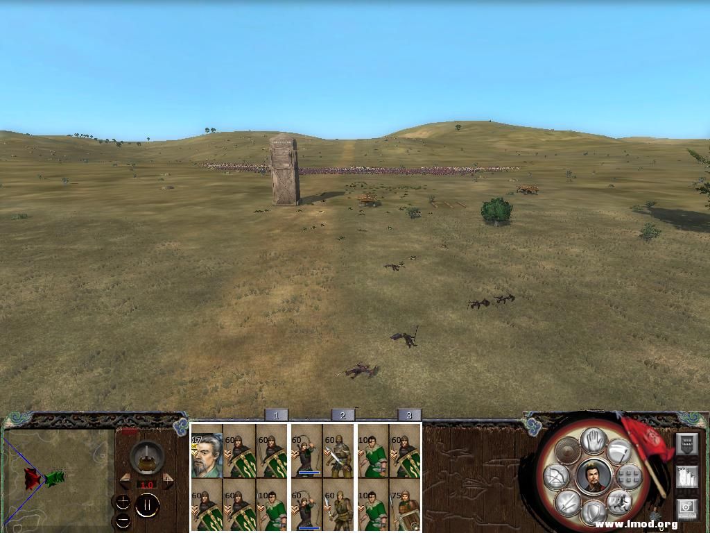 我一人虽身中一箭但还是无谓的冲锋