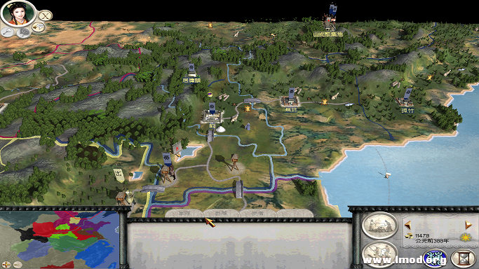 蓟城燕军的北面，叛军的船