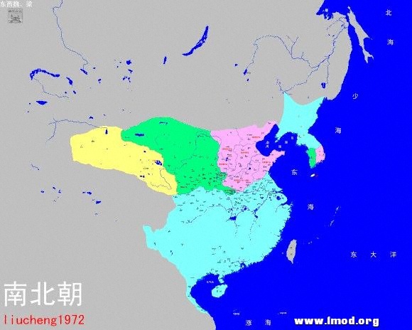 南北朝行政区划图 梁、西魏、东魏