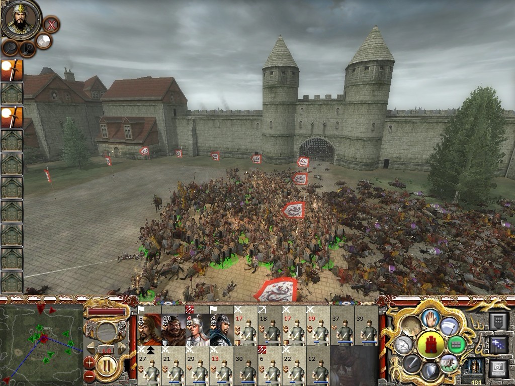 付出惨重的损伤之后，形势终于明朗了