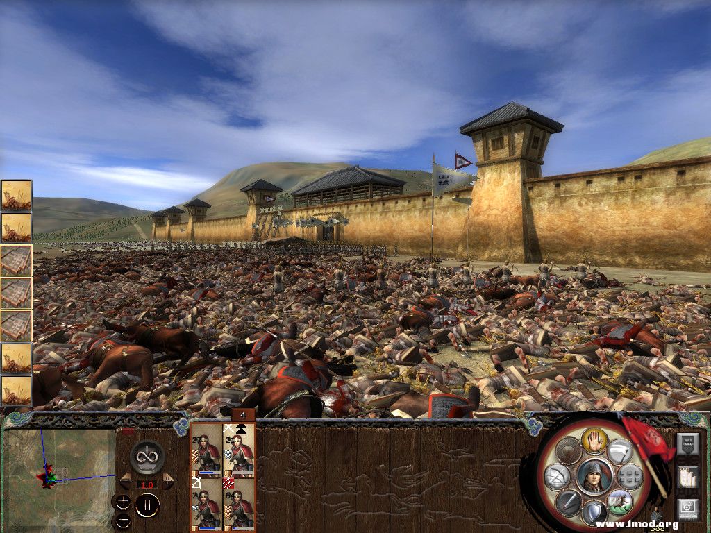 我军寡不敌众，却无人退缩，不过结局已经不言而喻。。。