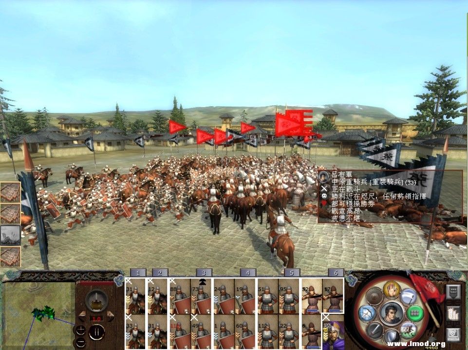 寡众悬殊，胜负已分