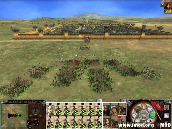 步兵冲击城门！