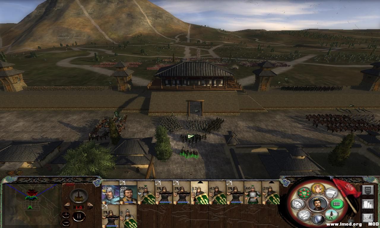 全部步兵聚集城门