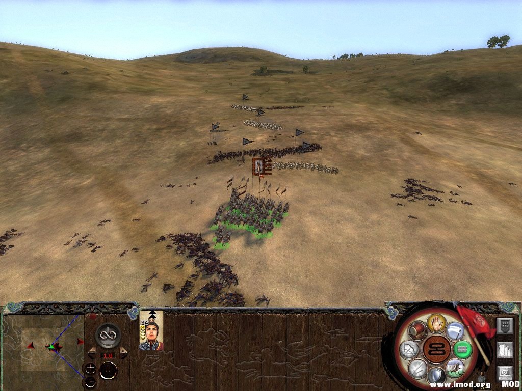 击溃数队敌兵，剩余的不足为虑