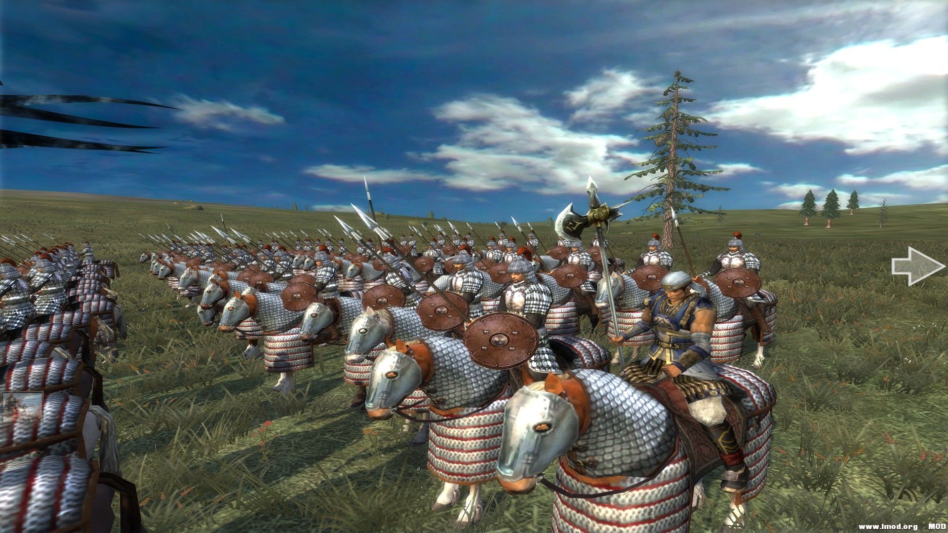 抓到徐公明後將他飛熊騎家上盾牌