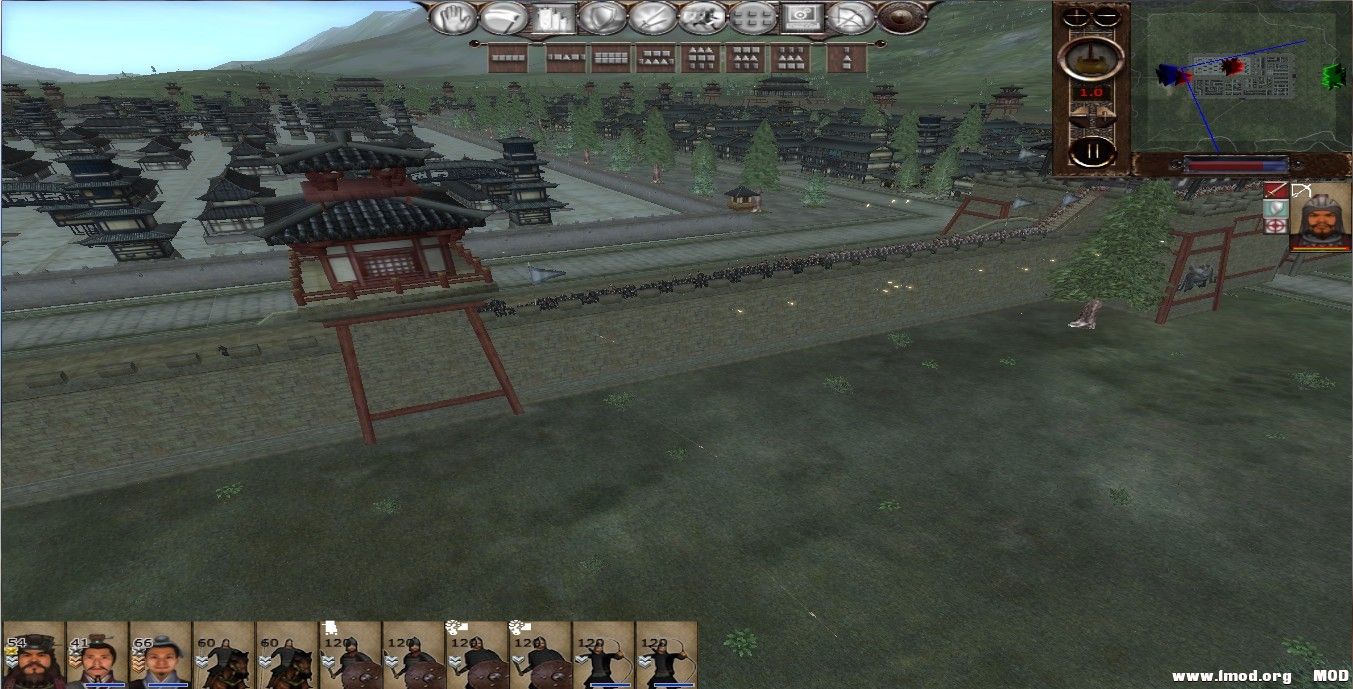 没开特效的缘故 画面较差