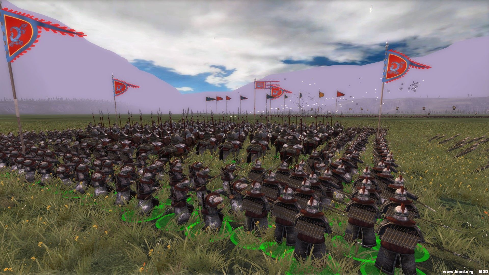 方陣火槍隊加木樁刺馬1