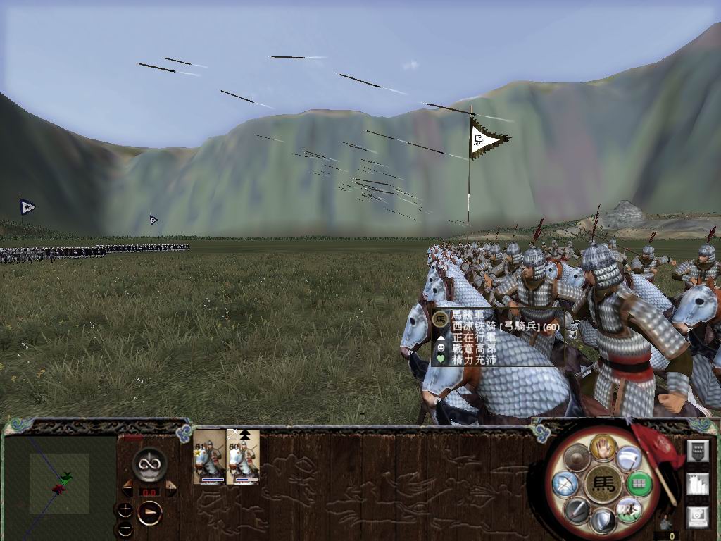 西凉铁骑丢完标枪换回原来的矛冲锋