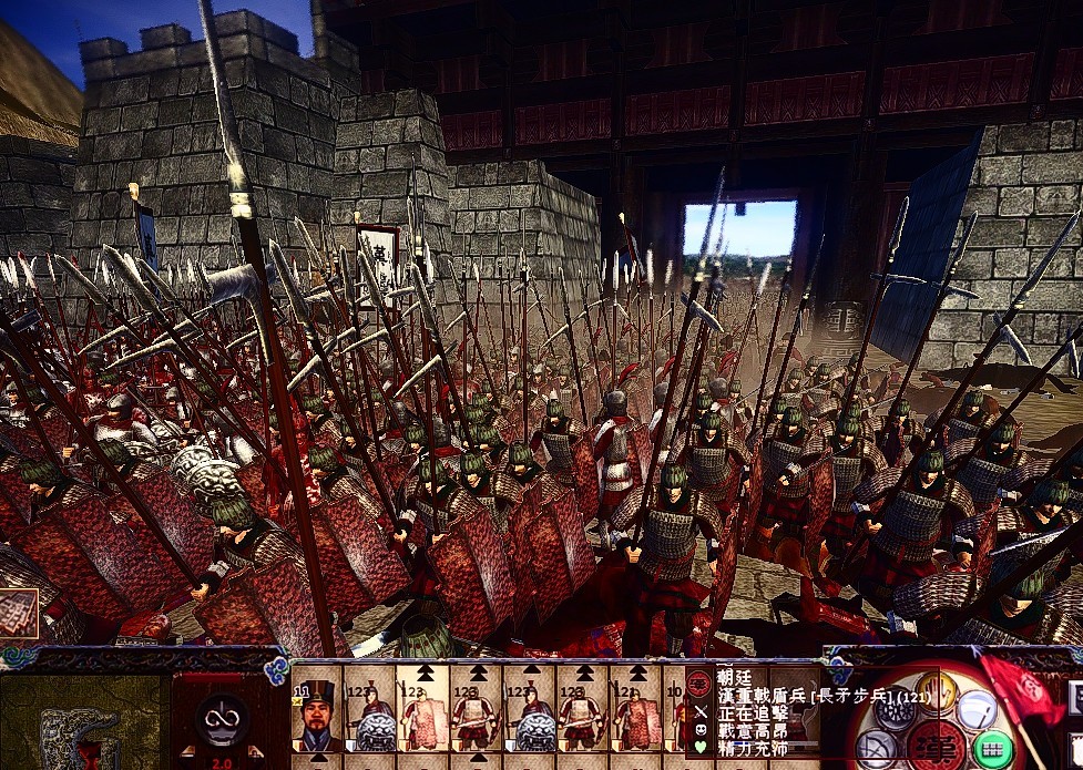 不知为何，曹贼城门自动打开，我军蜂拥而上。