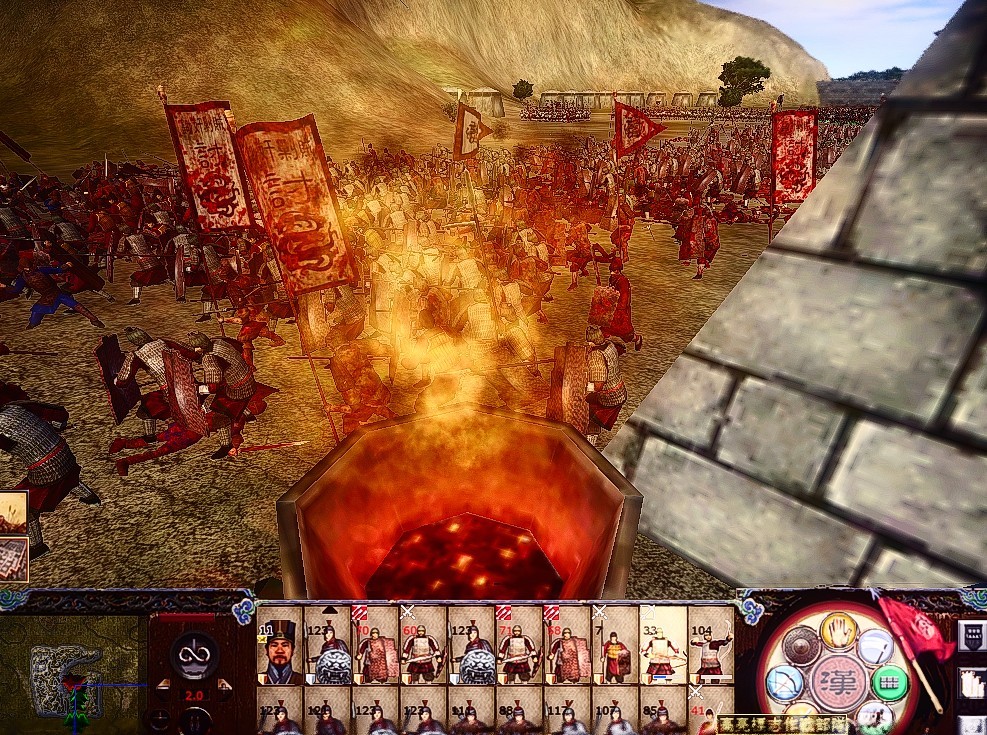 还未等曹贼官兵反应，我军已杀到眼前