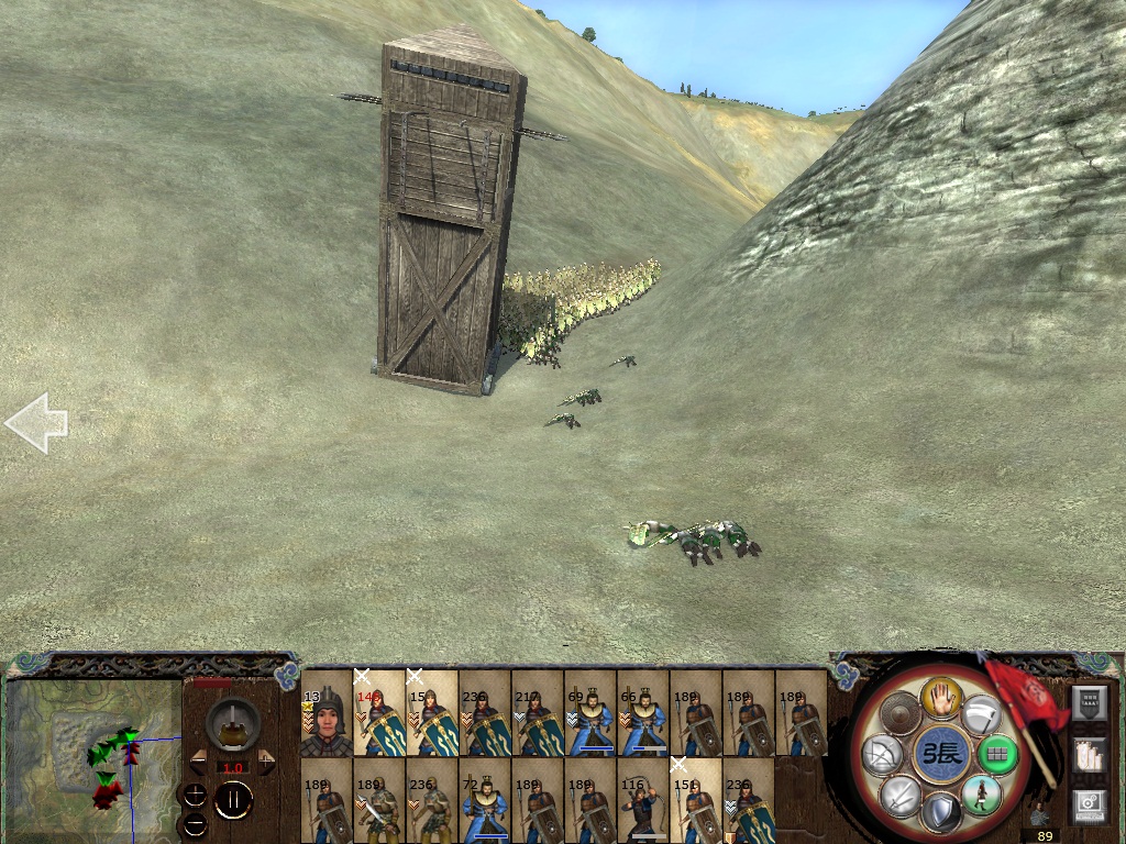 推着攻城塔冲来了