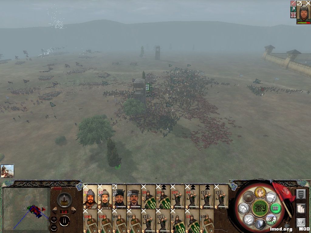 远处的岭南野人想用火箭支援