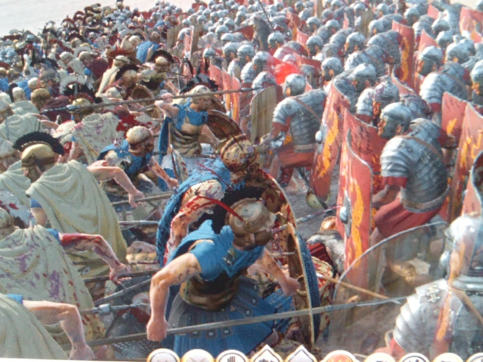 希臘矛與羅馬盾之戰1~!